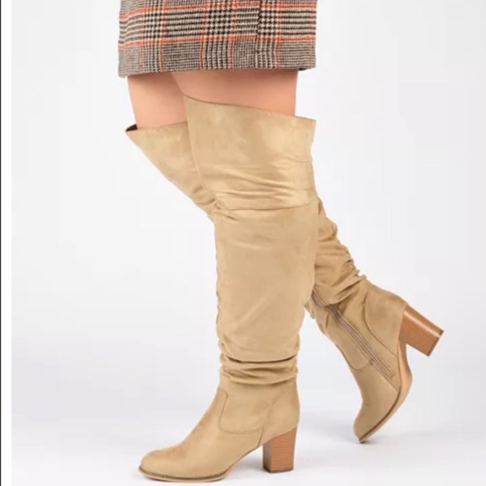 NWOT over the knee suede boots